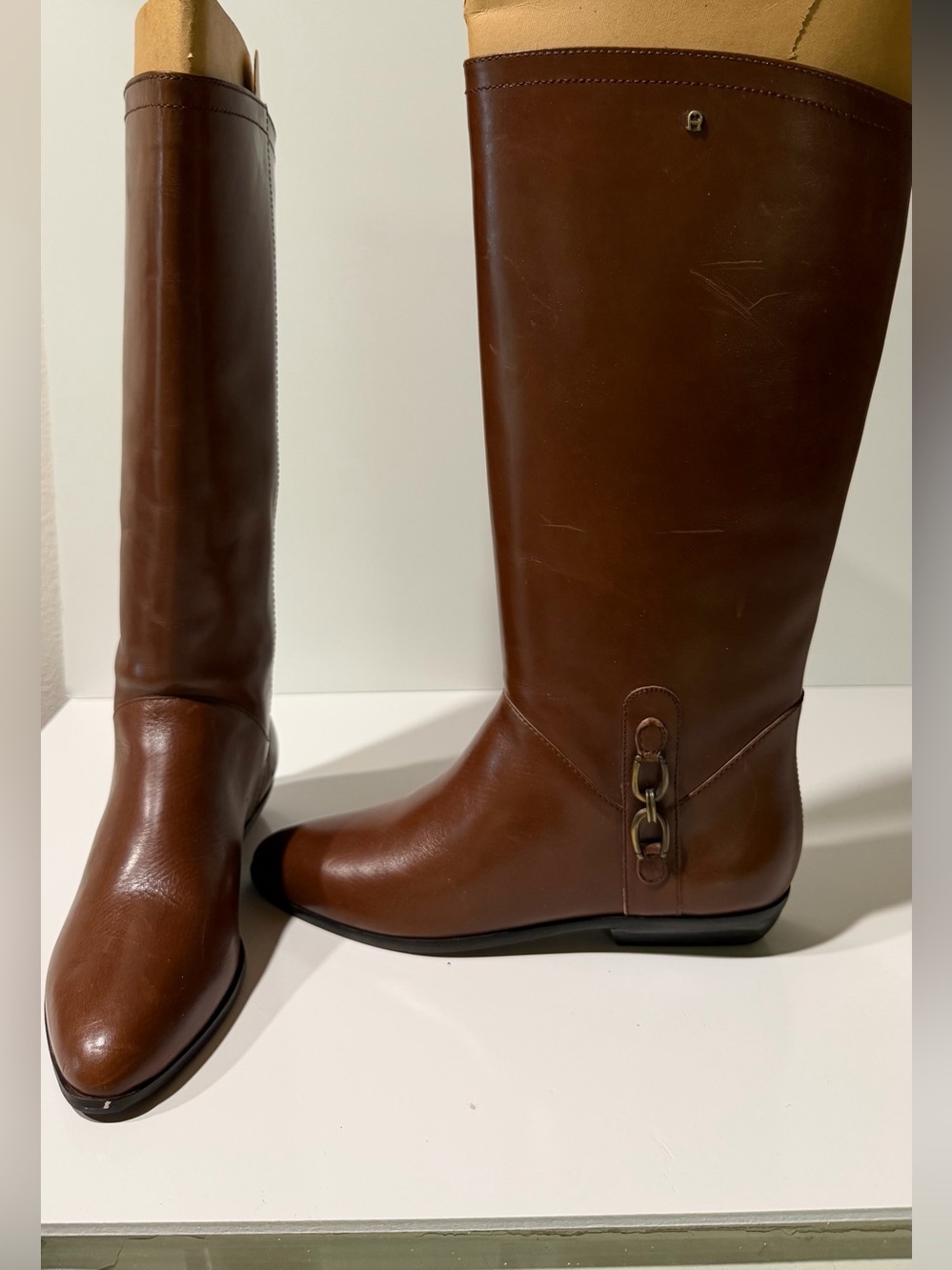 Etienne Aigner Amber Tall Riding Boots – Women’s Size 8M